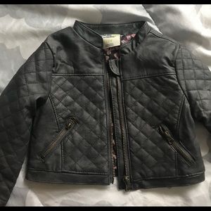 Toddler leather jacket